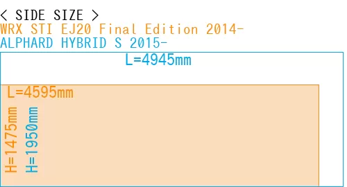 #WRX STI EJ20 Final Edition 2014- + ALPHARD HYBRID S 2015-